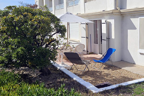 Terrasse de l'appartement en location