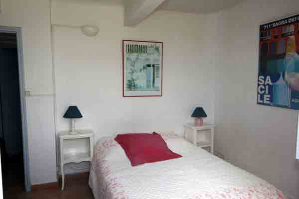 Chambre de l'appartement côté levant