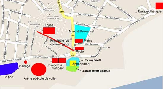 Emplacement appartement Saintes-Maries-de-la-Mer